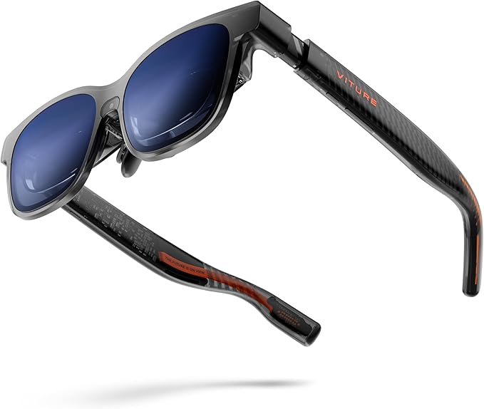 VITURE Luma Pro XR-Brille — 152” 1200p Ultra-Scharfes Display, 1000 Nits Helligkeit, 52° Sichtfeld, für iPhone 16/15, Android, Mac, PC, Steam Deck, erstes XR-Erlebnis überhaupt für Switch 2-Standard