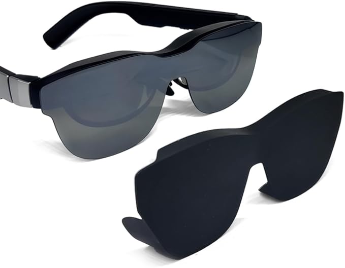 Silikon Linsen Bildschirmhaube für Xreal one/one pro/Air 2, für Rayneo Air 3/Air 2/Air 3s, AR Brillen Linsen Sonnenschutz Schutzabdeckung