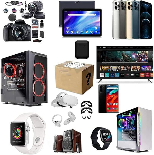 Generisch 2025, Elektro Paletten,Retourenpakete auf Paletten:Luftbild-Aufnahme-Geräte/Computerteile/Kopfhörer/Smartwatches A01